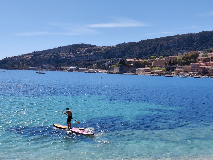 2-Hour Paddle Boarding Tour in Villefranche - Walking Rue Obscure toward the port