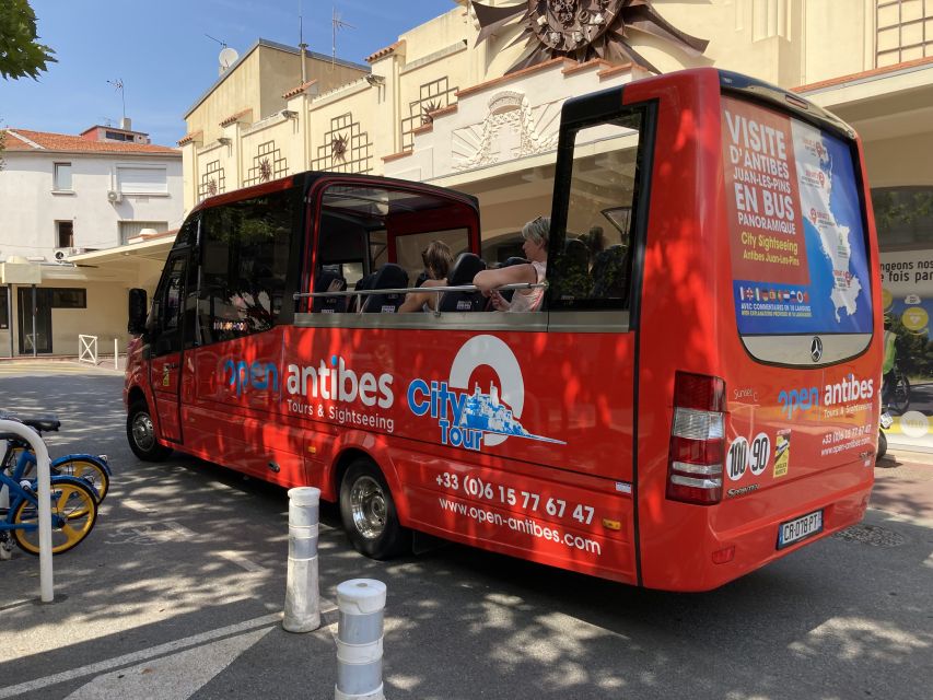 Antibes: 1 or 2-Day Hop-on Hop-off Sightseeing Bus Tour - Juan-Les-Pins: beaches, terraces, and a resort mood