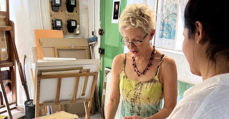 Antibes: make your art souvenir with a Local Artist - Learning to see Antibes like an artist