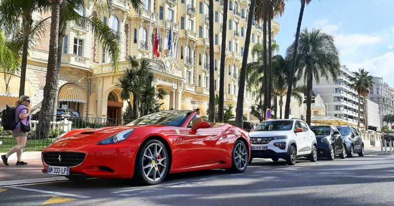 Cannes:private Ferrari Big Tour to Juan Les Pins and Antibes - Key points at a glance