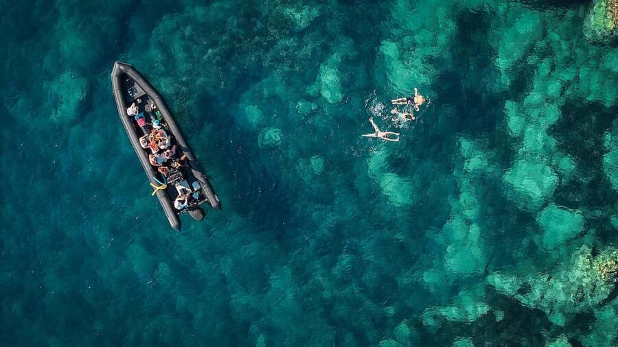 Cannes: Scenic Coves RIB Boat Tour - What the black RIB tender feels like