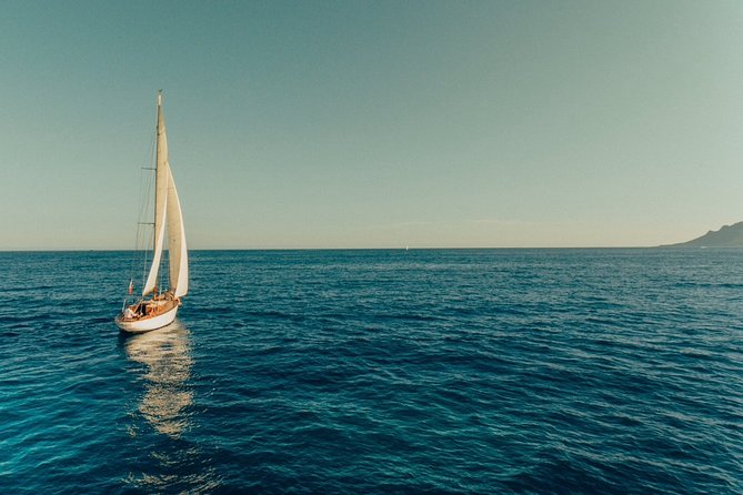 Classic Yacht Sailing in Cannes - Massif de l’Esterel and its red coastal cliffs