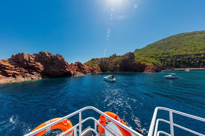 Cruise to Corniche d'Or from Cannes - The red rocks of the Massif de l’Estérel