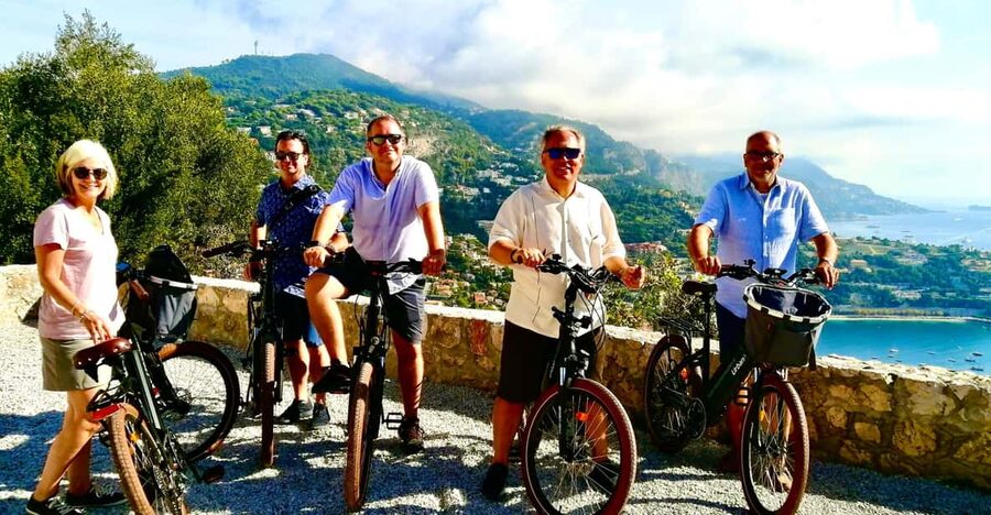 Ebike from Nice: Fantastic Villefranche's Bay & Saint-Jean - A Cocteau chapel with a very different mood