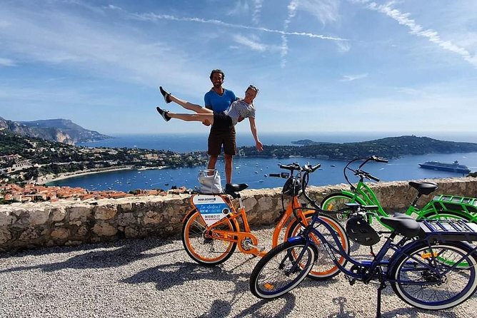 Electric bike rental in Nice - Riding west toward Antibes and the old cape