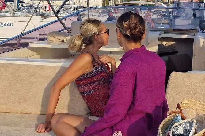 Exclusive Private Boat Tour on a Luxury Day Cruiser - Nice/Monaco - Eze-sur-Mer, turquoise water, and an aperitif aboard