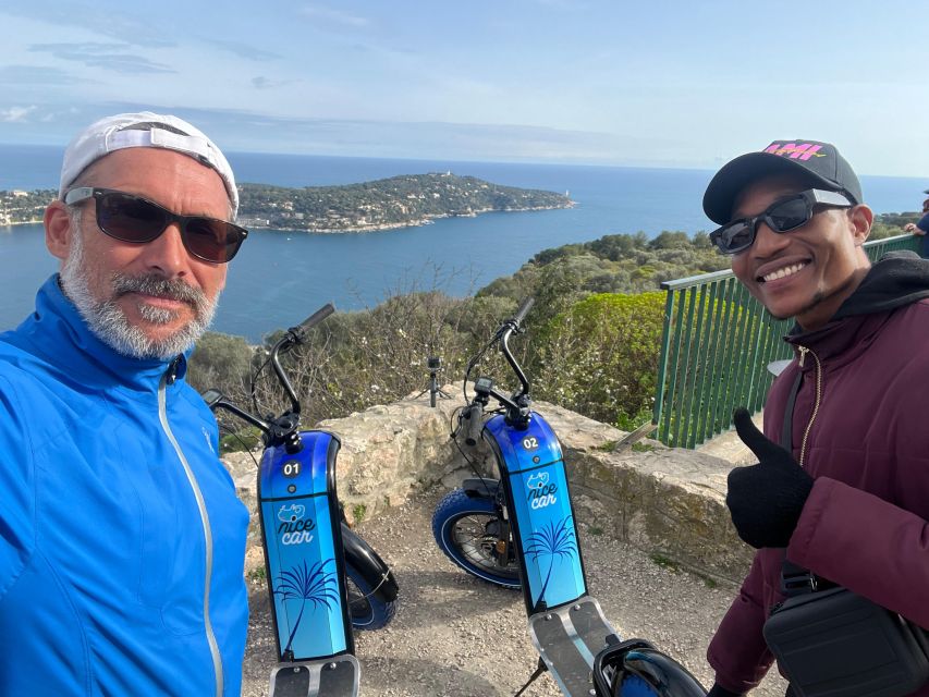 French Riviera : Guided Visit on a E-Scooter - The viewpoint over Nissa la Bella
