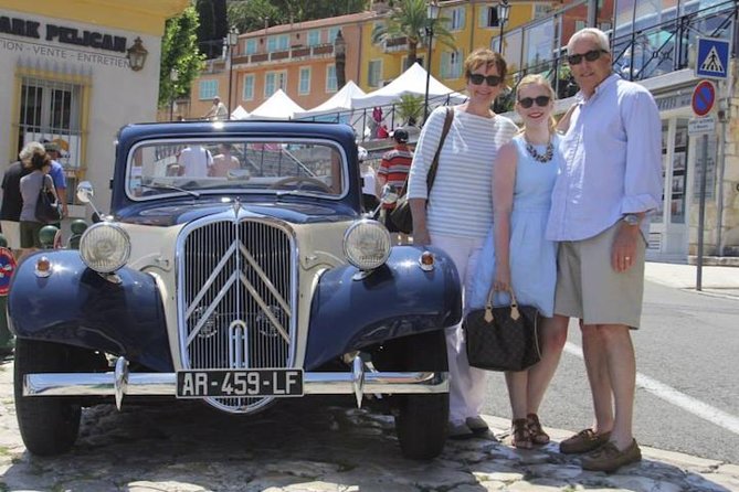 French Riviera Private Vintage Car Tour from Nice - A private route from Nice, not a fixed checklist