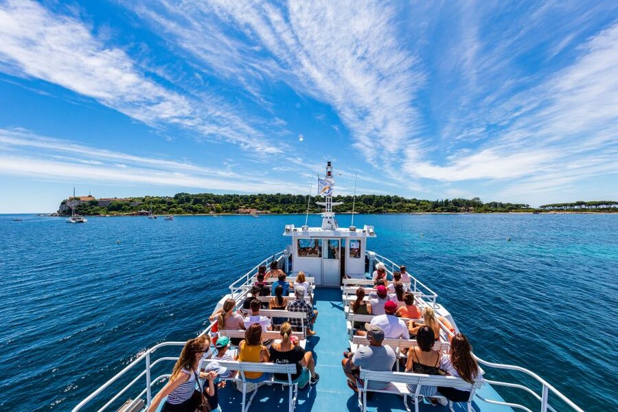 From Cannes: Round-Trip Ferry to Ste. Marguerite Island - First impressions: pine, eucalyptus, and clean island air