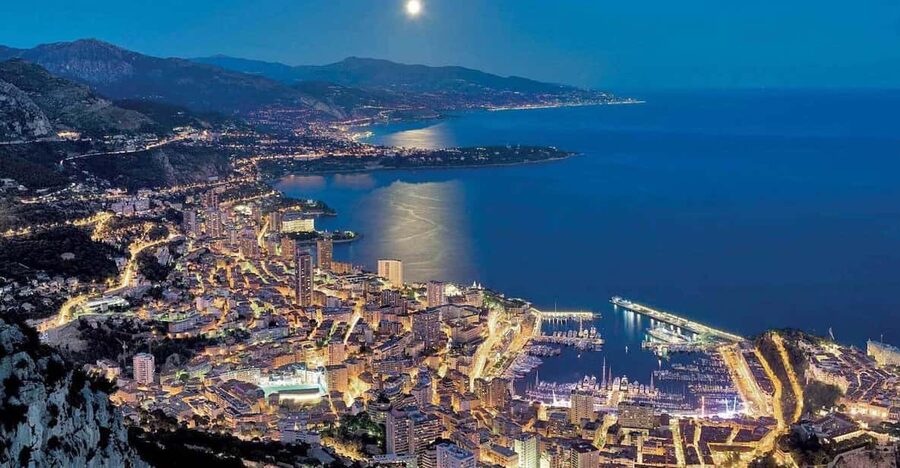 From Nice: Monaco Night Tour - Monte Carlo, the casino, and the Grand Prix streets