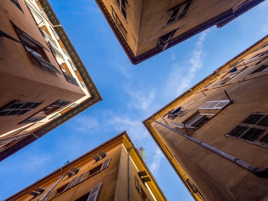 Guided Nice Old Town Walk with Socca Tasting - Entering Vieux Nice through its narrow lanes