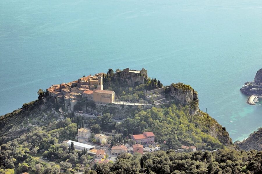 Monaco and Perched Medieval Villages Day Tour from Nice - Eze and the first view over Cap Ferrat