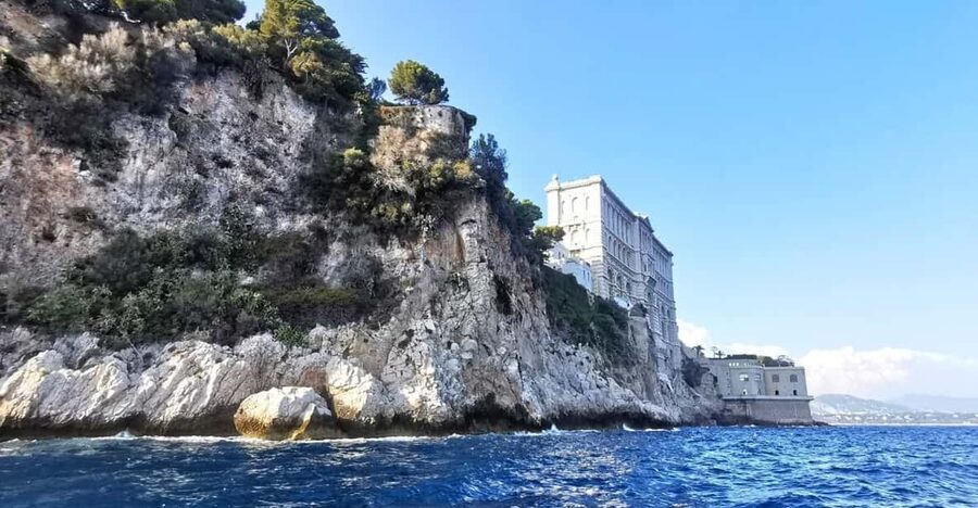 Monaco: Sightseeing Boat Cruise - Fontvieille, the stadium, and the heliport