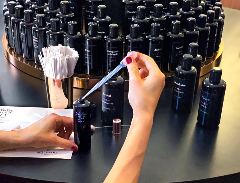 Nice: 1-hour Perfume Workshop - Taking home the 50ml bottle and diploma