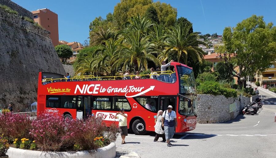 Nice: 1 or 2-Day Hop-On Hop-Off Bus Tour - The coastal run to Villefranche-sur-Mer