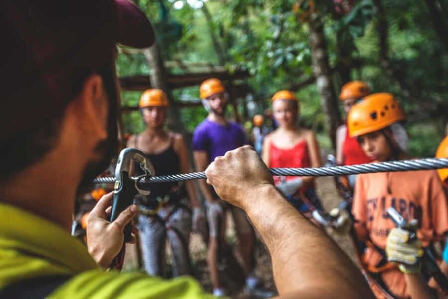 Nice: Adventure park in an exceptional natural setting - Reaching Canyon Forest from Villeneuve-Loubet