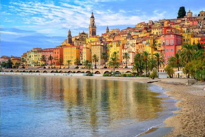 Nice Airport Transfer to/from Menton - The 40-minute ride toward Menton