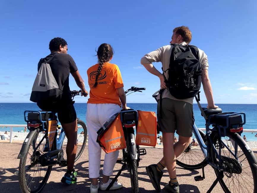 Nice and its panoramics surroundings on e-bike - The viewpoint at Fort Mont Alban