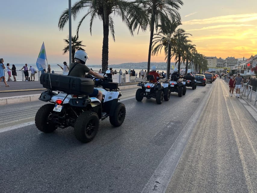 NICE BY ELECTRIC QUAD:panoramic tour from Nice - Daylight, sunset, or night