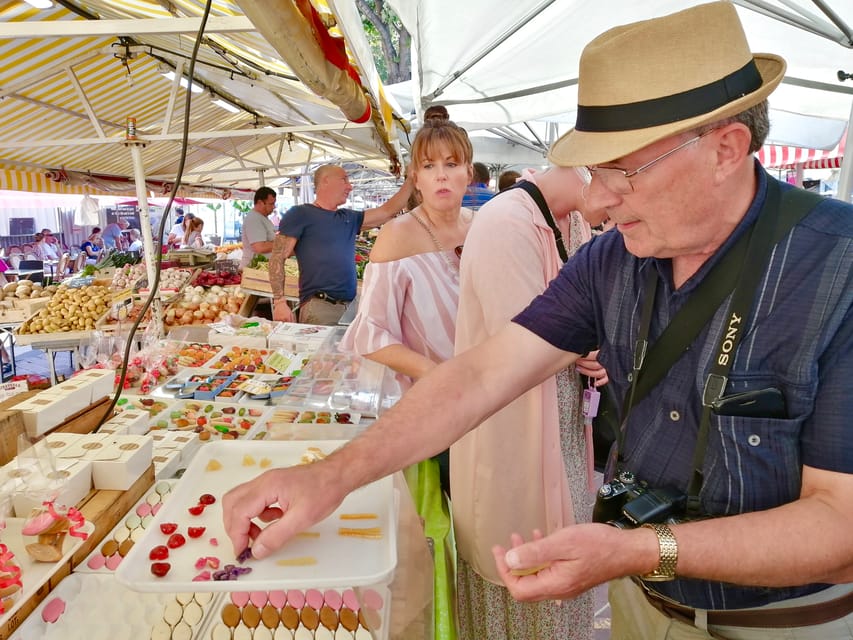 Nice: Food and Wine Old Town Guided Walking Tour - Old Nice by specialty shop and tasting counter