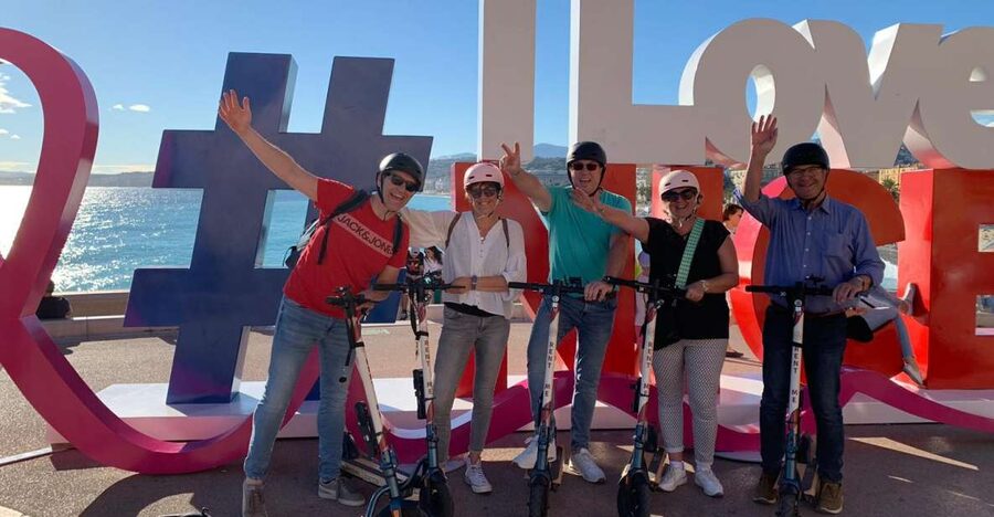 Nice: Must-Sees Electric Scooter Tour - The first scooter lesson for beginners