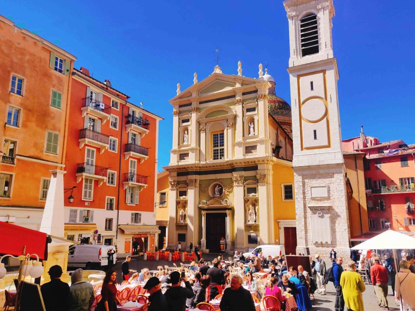 Nice Old Town and Castle Hill: Guided Cultural Walking Tour - Cours Saleya, flowers, food, and a practical pause