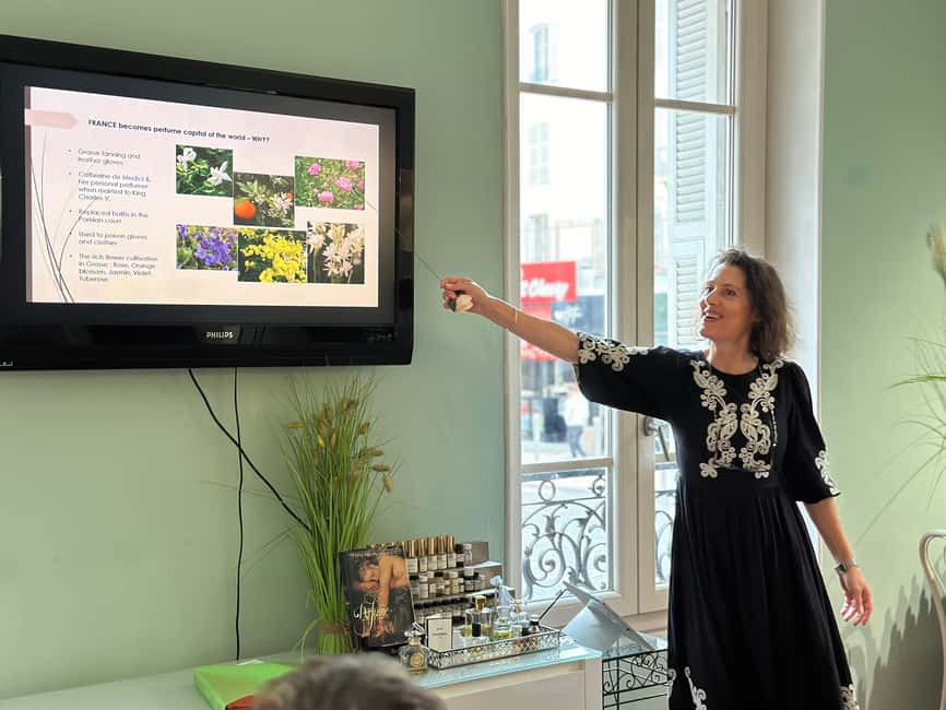 Nice: Perfume Creation Workshop - The opening presentation: perfume without the dusty lecture