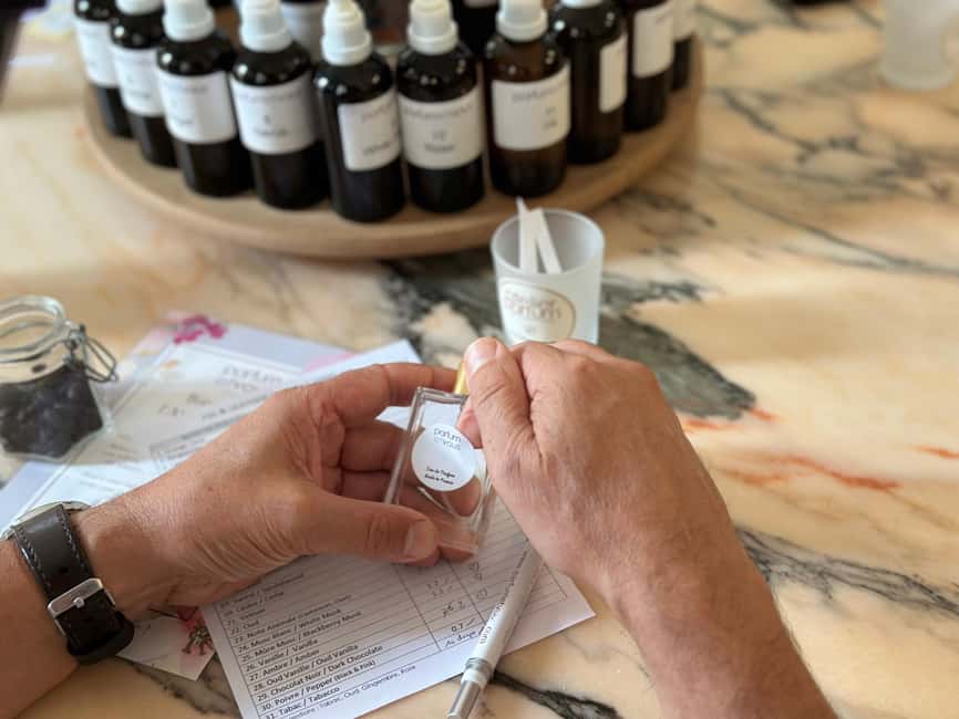 Nice: Perfume Creation Workshop - Smelling the ingredients and learning your own preferences