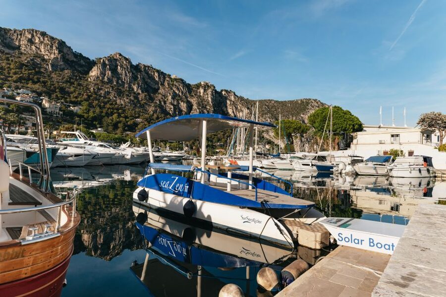 Nice: Private Sunset Tour on Solar Powered Boat - Villa Kerylos and the Cap-Ferrat shoreline
