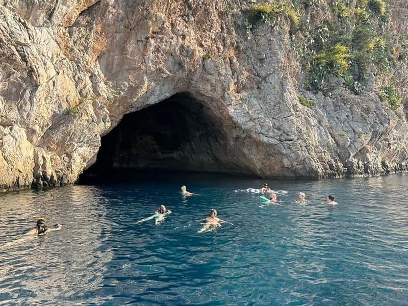 Nice: Secret Riviera Boat Tour to Mala cave with Snorkeling - Mala Cave: 45 minutes for swimming and snorkeling