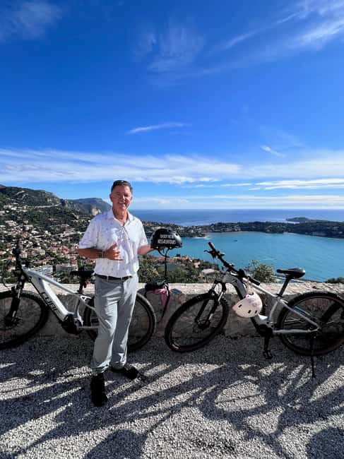 Nice: Villefranche Guided Electric Bike Tour - Daytime ride or sunset version?