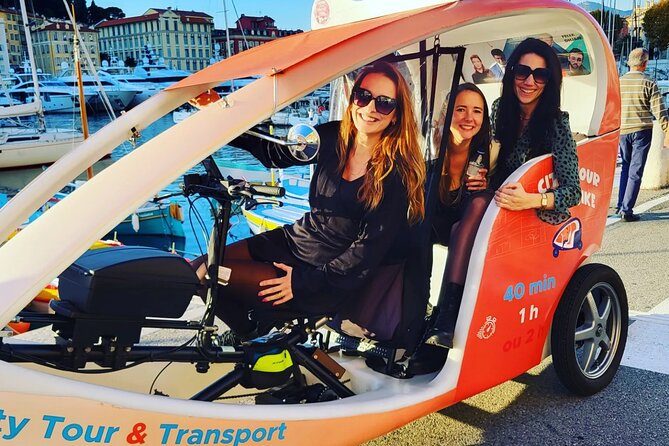 Nice: Visit of Nice by electrically assisted bike taxi 1 hour. - Old Nice, Place Rossetti, and local bites