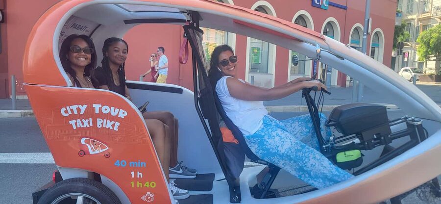 Nice : Visite guidée privé 40min en pouss pouss électrique. - Why a pedicab is a smart way to see Nice quickly