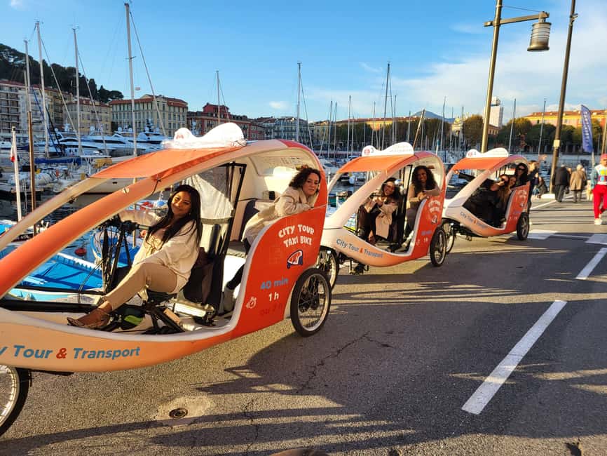 Nice : Visite privé 1H en Vélotaxi avec un guide local. - Place Massena and the Fountain of the Sun