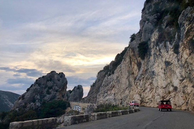 Private excursion from Villefranche in Citroën Méhari to Eze and Monaco - Pickup in Villefranche and the first climb
