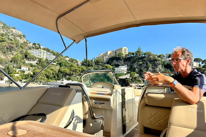 Private Luxury Boat Tour of the Beautiful Riviera Nice / Monaco - The boat, comfort, and useful extras