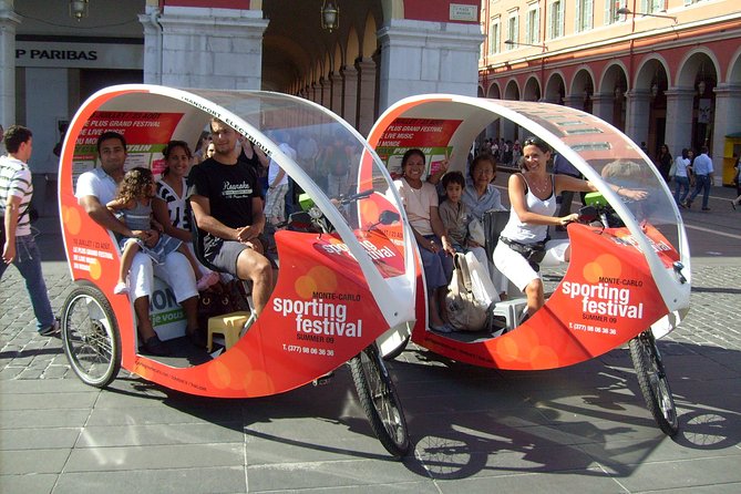 Private tour guide of Nice in electric taxibikes - Quai Rauba Capeu gives you the big view