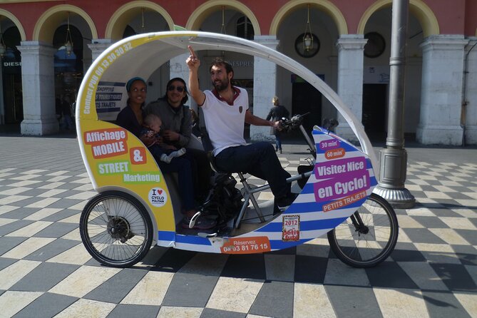 Private tour guide of Nice in electric taxibikes - Port Lympia and Garibaldi Square