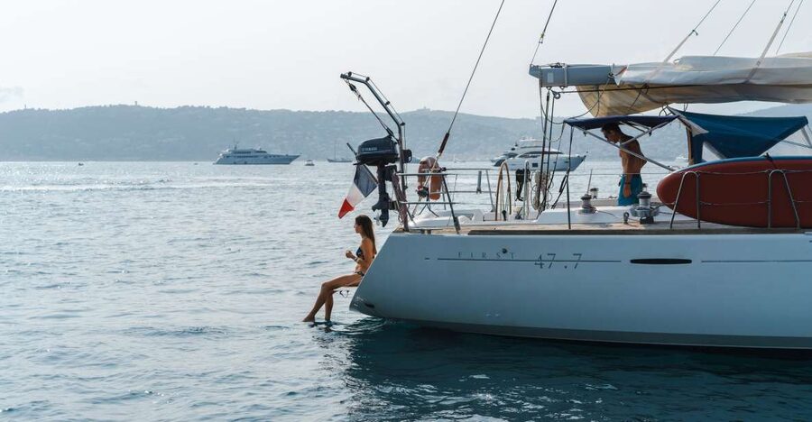 Private tour on a sailboat - Swim and paddle - Antibes Cape - Sailing Cap d’Antibes from Port Vauban