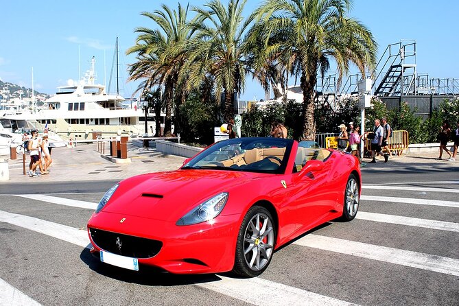Private Tour on the Roads of Cannes by Ferrari - Port Canto and the yacht harbor photo stop