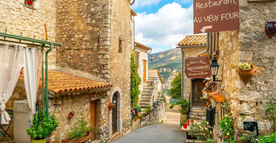 Provence Countryside & Medieval Villages Day Trip - Gourdon, a stone village above the Riviera