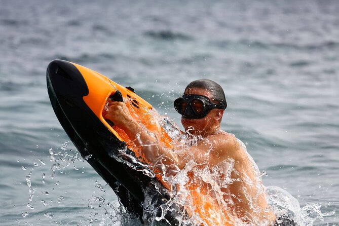 Session of 30 minutes of Unique Sensations in Underwater Scooter - Arriving at Port de San Peïre in Les Issambres