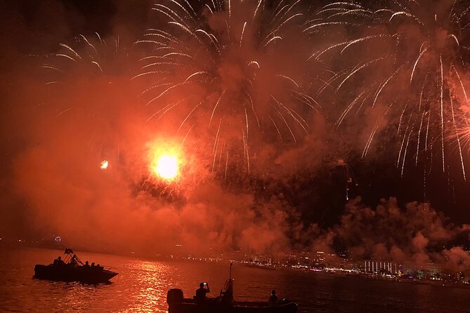 Yacht Me Up – Private All-Inclusive Cannes Sailing Fever - Fireworks from the Bay of Cannes